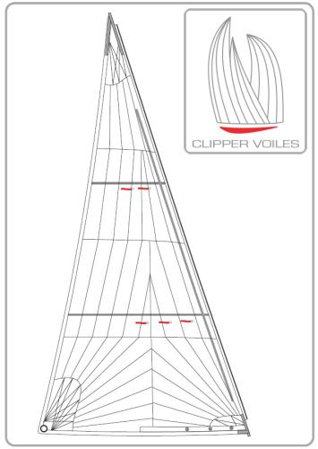 Genoa furler Offshore Fibercon&#174; Pro Hybrid Clipper Voiles